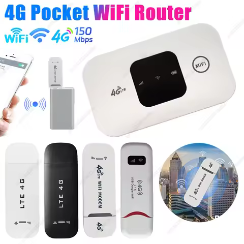 4G LTE WiFi Router USB Modem Unlocked WiFi Portable Wireless Network Adapter Hotspot Router USB Dong