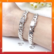 💥PROMO💥#HBG250 - 0.9cm Silver 925 Bangle - Gelang Tangan Perak 925 Untuk Lelaki ( 100% Original Silver ) Men Bracelet