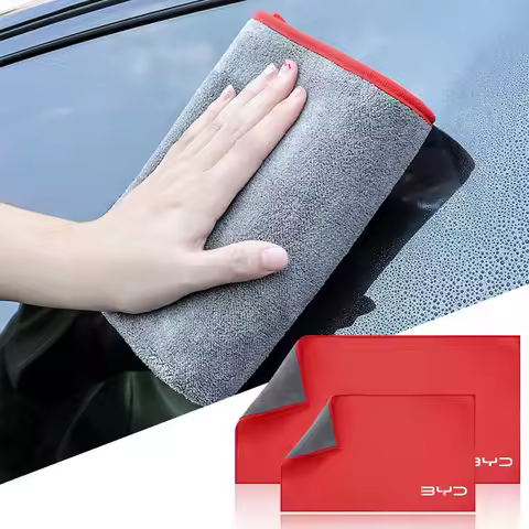 Car Wash Towel Microfiber Cleaning Rag Cloth Car Cleaning Soft Brush For BYD F3 S6 F0 Tang I3 S7 G3 