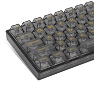 140 Keys Black Translucent Keycaps Cherry Profile RGB Backlit Key Cap for 60% 65% 70% 100% Cherry Gateron MX Switches Mechanical Keyboard