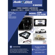 Toyota GT86 2011-2020 9 Inch Android Player Casing (Black) Ready Stock