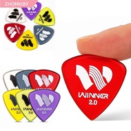 ZHOMKI89 Electric Guitar Picks, Large Triangular 2.0MM Thick Winner Guitar Picks, Professional Anti-