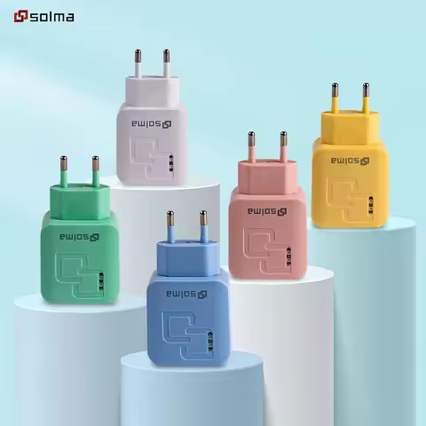 Adapter for Mobile Phone Travel Charger Charging Indicator Travel Multi Intelligent Head Luminous Po