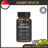 BIYODE GLP-1 Probiotics 60 Capsules - AFU multi-strain probiotic + prebiotic naturally supports the 