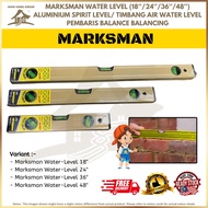 MARKSMAN PROFESSIONAL ALUMINIUM SPIRIT LEVEL RULER MEASURING / TIMBANG AIR / UKUR PITA DINDING / UKU