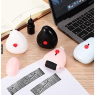 Stamp Roller Refill Stamp Receipt Eraser Address - heart