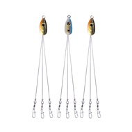 Alabama Rig for Bass Striper Fishing 3 Arms Umbrella A-Rig Fishing Lure Kit for Trout Perch Walleye