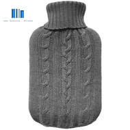 Gray Hot Water Bottle Cover Knitted Jumper Cover for Hot Water Bottle - Cover Only (Hot Water Bottle Not Included)
