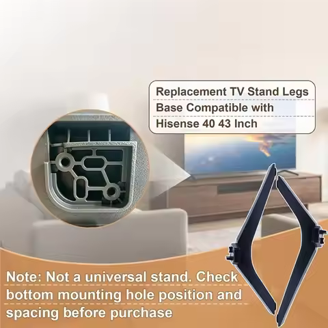 A53M-Replacement TV Stand Legs Base For Hisense 40 43 Inch Smart LED For FHD Television- Models 40E2