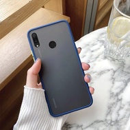 [ส่งจากไทย] เคสกันกระแทก ปุ่มสีผิวด้าน Case Huawei Y9 2019 เคสขอบนิ่มหลังแข็ง เคสโทรศัพท์ เคส HUAWEI