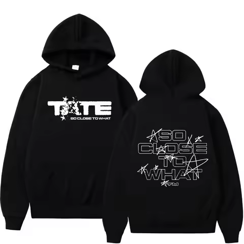 Men Women Clothing Long Sleeve Hooded Sweatshirts Tate McRae So Close To What Album Hoodies Fleece V