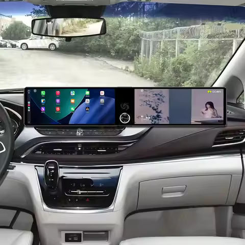 Dual Screen 12.3‘’ Qualcomm Carplay Android14 Car GPS Navigation For Buick GL8 2014-2017 Head Unit M