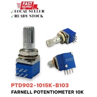 FARNELL PTD902-1015K-B103 10K POTENTIOMETER