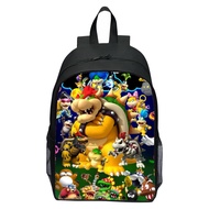 Super Mario Bowser Koopa Backpack Boys Anime School bag Girls Shoulders Bag Gift