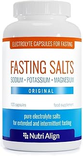 Nutri-Align Fasting Salts Electrolytes, 120 Capsules | Sodium Potassium Magnesium Electrolytes | Pur