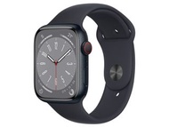 Apple Watch Series 8 GPS+Cellular 型號 45mm MNK43J/全新未拆封