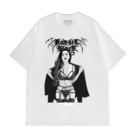 Afz.id Rae lil black t-shirt, Men's vintage t-shirt and distro QualityWanita, White