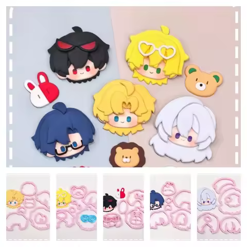 Pottery Cutting Molds Handmade DIY Ultra-light Clay Stone Sculpture Clay Creating Cartoon Characters