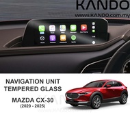 Mazda CX-30 MZD Connect Tempered Glass Mazda CX30 Tempered Glass Protector CX30 Head Unit Screen Pro