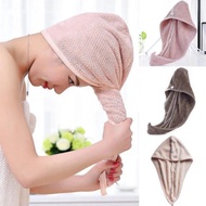 Magic Microfiber Hair Fast Drying Dryer Towel Bath Wrap Hat Quick Cap Turban Dry Towels
