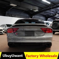 On sale For 2010--2018 Audi A7 S7 RS7 GEN 1 AR Style Carbon Fiber Rear Trunk Roof Wing Spoiler Lip