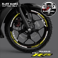 (COD) CUTTING STICKER VELG R25 - STIKER LIS LIST VARIASI BAN/VELG YAMAHA R25 05 termurah viral