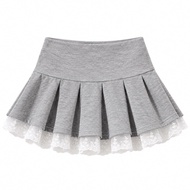 INFINITY : Warm Skirt (Warm Skirt) Super Cute Pleated High-Waisted Design Helps To Keep Your Look Be