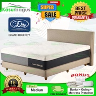 Elite Kasur Springbed Grand Regency Pocket Spring Zipper System - Full Set lengkap Divan dan Sandara
