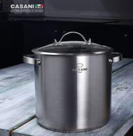 Casani Cucina IH หม้อสูงสแตนเลส30ซม. มีฝาแก้วเกาหลี
