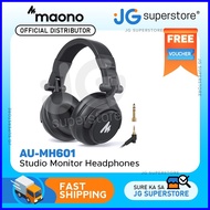 ❏ ◳ ▤ Maono AU-MH601 MH601 Professional DJ Studio Monitor Closed Back Headphones with 50mm Driver