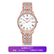 Longines Longines Longines Watch Women's Luya Series Steel Band Gold Quartz Watch Women's Watch L4.8