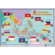 Poster Map Of The Prakom Asean Group No.9493