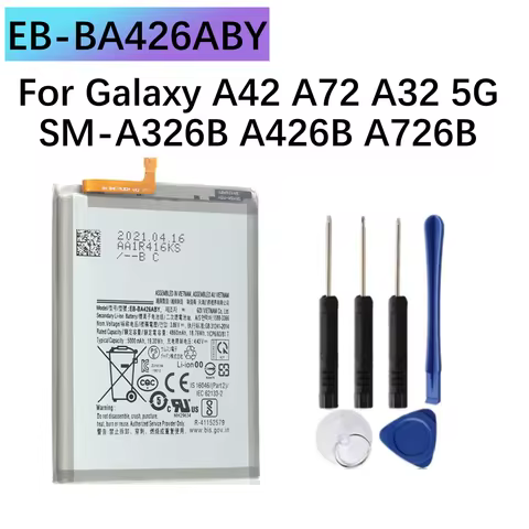 EB-BA426ABY 5000mAh High Quality Replacement Battery For Galaxy A42 A72 A32 5G SM-A326B A426B A726BM