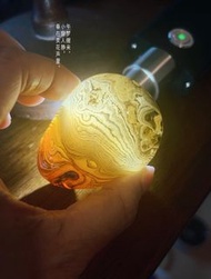 戈壁沙漠 阿拉善 糖心瑪瑙 原石✨佛教七寶之一 全天然 可改三條手串 ✨長頸串共24粒，可自動調校長短