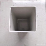 Rectangular Communication Single Hole White Warning Pile Square Tube Smooth Square Tube Delivery pvc