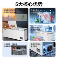 Warm Dual Large Capacity Household Freezer Temperature Compressor Freezer Energy-Saving Freezer Free