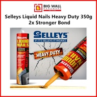 Selleys Liquid Nails Heavy Duty 350g 2x Stronger Bond All Purpose High Strength Adhesive / Caulking 