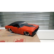 Diecast Miniature Chevy Chevele Jada Toys Scale 1/24 Loose Smooth No Box BBS Rims