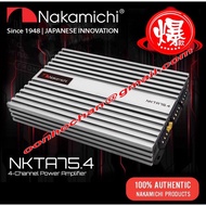NAKAMICHI 1800 WATTS 4 CHANNEL CAR AMPLIFIER NKTA 75.4 HIGH POWER AMPLIFIER