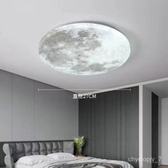 XY^Creative Moon Ceiling Lamp Bedroom Lamps Modern Minimalist Study Lamp round Corridors Hallway Aisle Light Three-Color