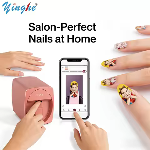 O2Nails Mobile Nail Printer M1 - Professional 3D Pattern Printing From Smartphone, Perfect For Salon
