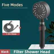 Bathroom Filter Shower Head 5 Modes Shower Head Bathroom Accessories Universal Installation Shower H