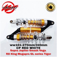Shockbreaker Belakang Bebek Supra Jupiter Smash Vega R GL RXKing megapro Tiger ukuran 270/340 Type w