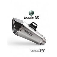 Project79 Exhaust Benelli LEONCINO 500 Short Slip on Piping Muffler Stainless Steel Project79 QPM03S