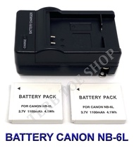 NB-6L \ NB6L แบตเตอรี่ \ แท่นชาร์จ \ แบตเตอรี่พร้อมแท่นชาร์จสำหรับกล้องแคนนอน Battery \ Charger \ Battery and Charger For Canon Powershot S120,SX510 HS,SX280 HS,SX500 IS,SX700,D20,S90,D30,ELPH 500,SX270,SX240,SX520 BY TERB TOE SHOP