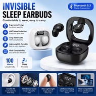 Mini Invisible Earphones SK19 Sports 5.3 Stereo Wireless In-Ear Headphones For HIFI Noise Reduction