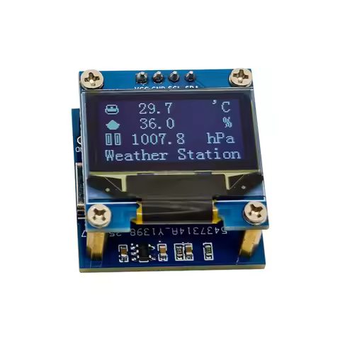 ESP12 ESP8266 BME280 Atmospheric Pressure Temperature Humidity Module 0.96 Inch OLED Display 5V for 