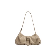 BLANK SPACE | Flora Pin Buckle Crinkle Shoulder Bag Diagonal Dual-use Bag