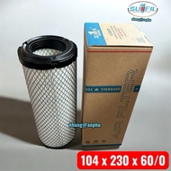Air filter A1023PU / PU1023 / A1023PU-A1 / A1023PU-AB / A1023 / A1023F forklift, Kobuta, sunfil cons