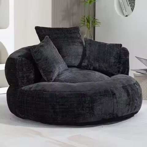 Bean Bag Chair for Adult, Chenille Bag Sofa, Giant Bean Bag Couch